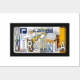 West Virginia License Plates Posters and Art